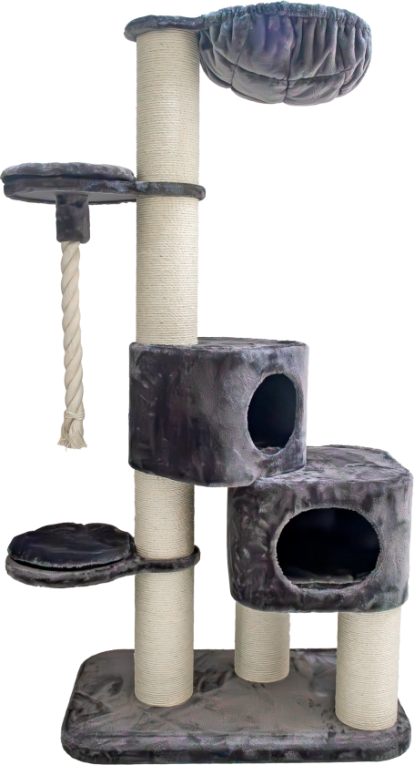 Bilde av Klorebrett Annapurna, 80x50x160cm, Grå - Katt - Kattemøbler - Kloremøbler - Selected by ZOO