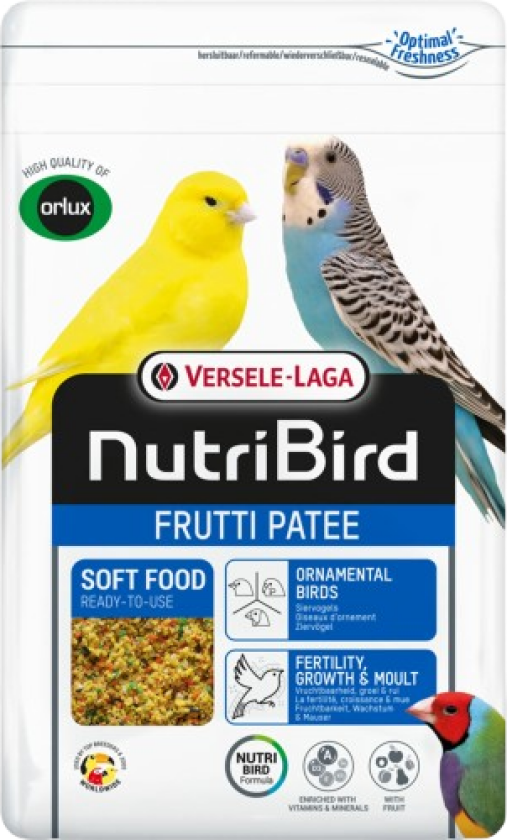 Nutribird Frutti Patee 1 kg - Fugl - Fuglefôr