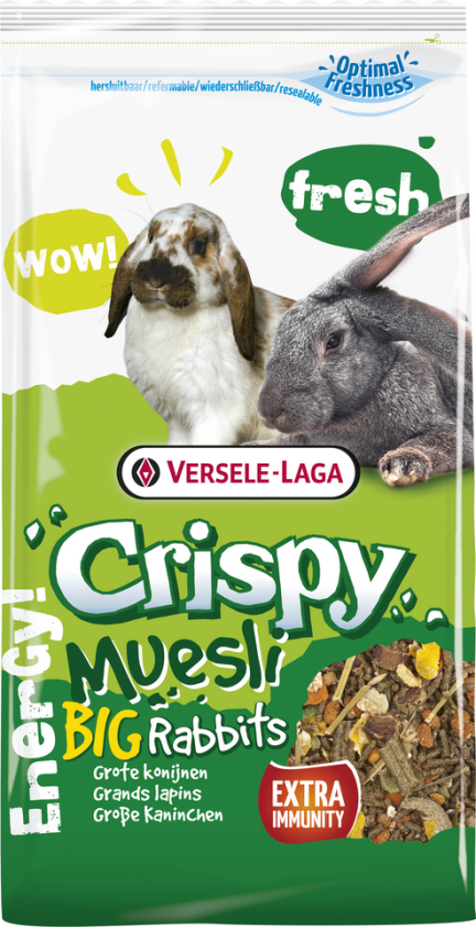 Crispy Muesli Store kaniner 2,75 kg - Smådyr - Fôr - Fôr til degus og chinchilla - Versele-Laga
