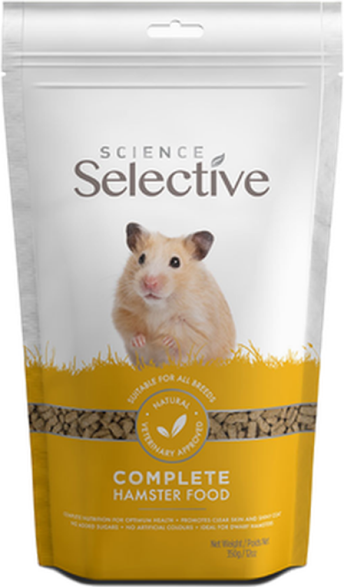 Science Selective Hamster 350 g - Smådyr - Fôr - Fôr til degus og chinchilla - Supreme Selective