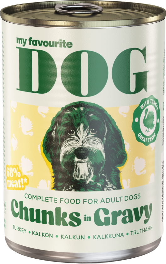 Våtfôr kalkun 415 g - Hund - Hundefôr - Våtfôr - My favourite DOG