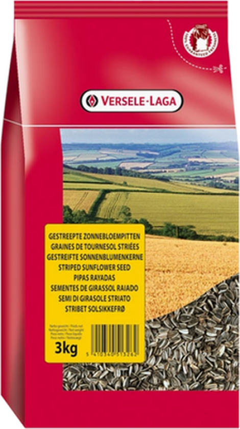 Stripete solsikkefrø 2,5 kg. - Fugl - Fuglefôr - Versele-Laga