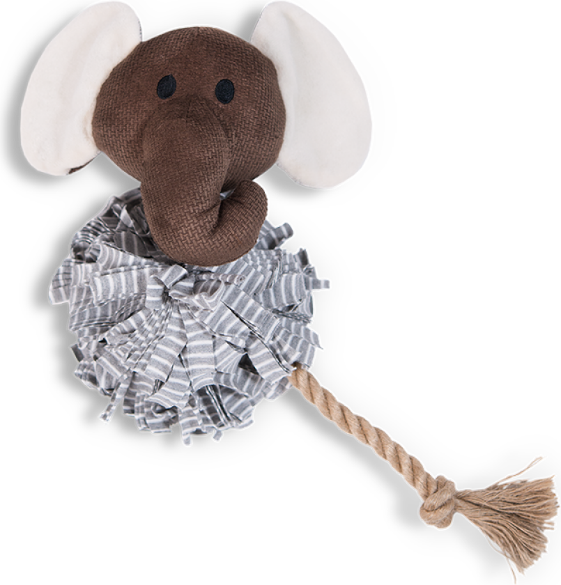 Hundeleketøy Tucker, 35x22cm, Flerfarget - Hund - Hundeleker - Tøy- og plysjleker til hund - Gustaf och Evita