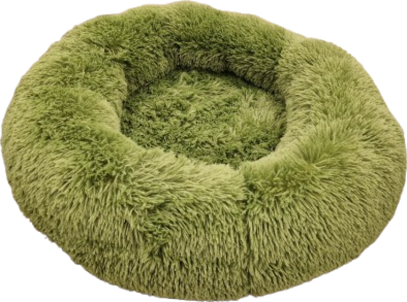 Donut hundeseng med minneskum 90 cm Grønn - Hund - CANEM