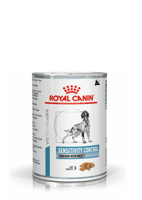 Derma Sensitivity Control Chicken Can våtfôr for hunder 420 g - Hund - Hundefôr - Royal Canin Veterinary Diets Dog