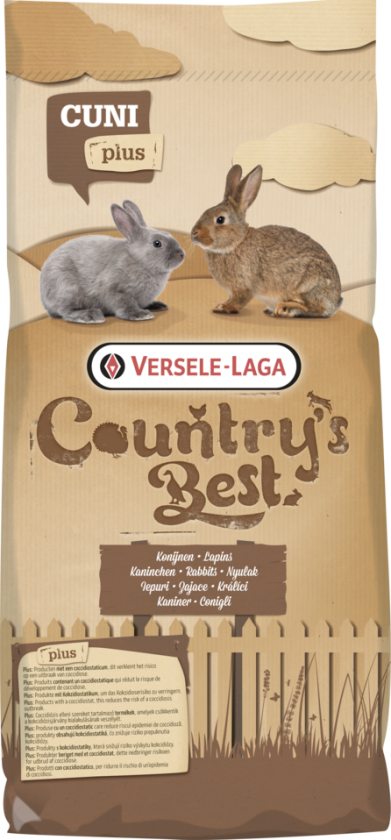 Bilde av Country's Best Cuni Fit Plus 20 kg - Smådyr - Fôr - Fôr til degus og chinchilla - Versele-Laga