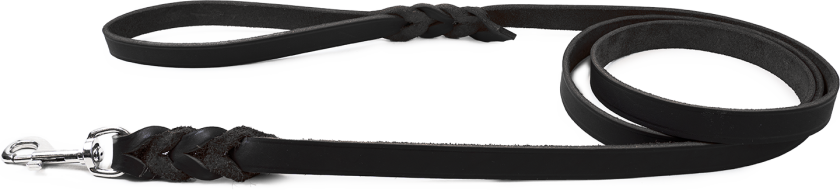 Lærsnor Hera Svart 18 mm x 180 cm - Hund - Kobbel og bånd - Leiebånd - Selected by ZOO