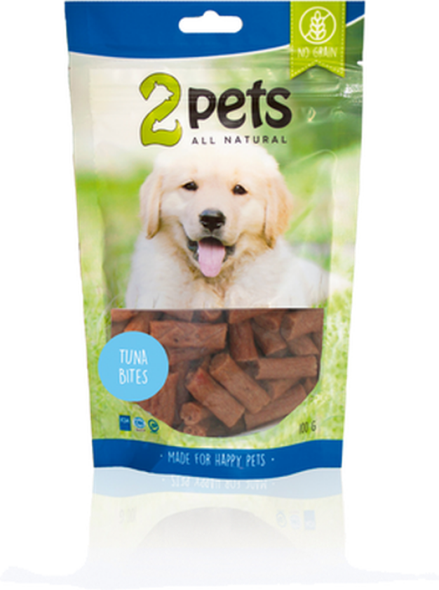 Dogsnack Tuna Bites - Hundegodteri 400 g - Hund - Hundesnacks - Tygg og tyggebein - 2 pets