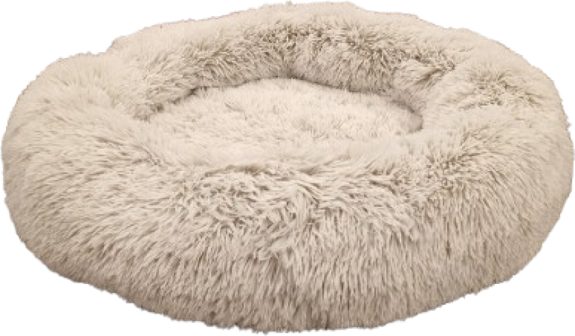 Donut hundeseng med minneskum 75 cm Brun - Hund - CANEM