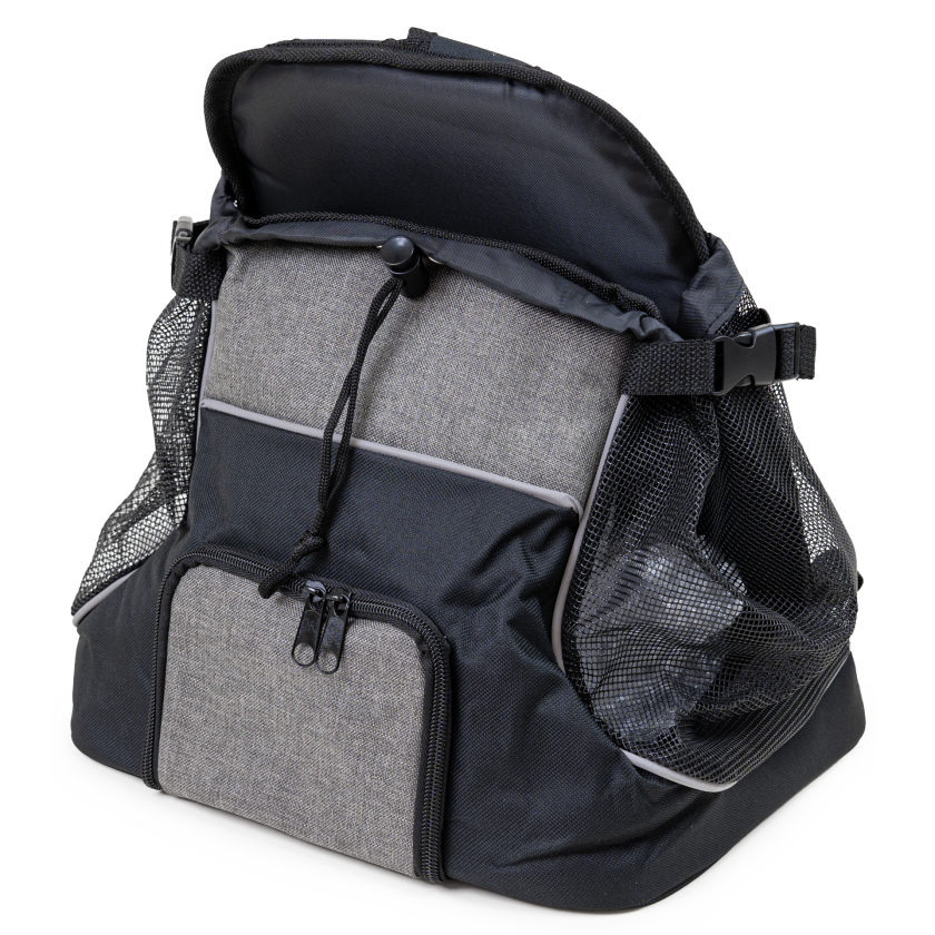 Frontveske Dino, 29x23x38cm, svart - Hund - Hundebur - Sekker og bagger - Selected by ZOO