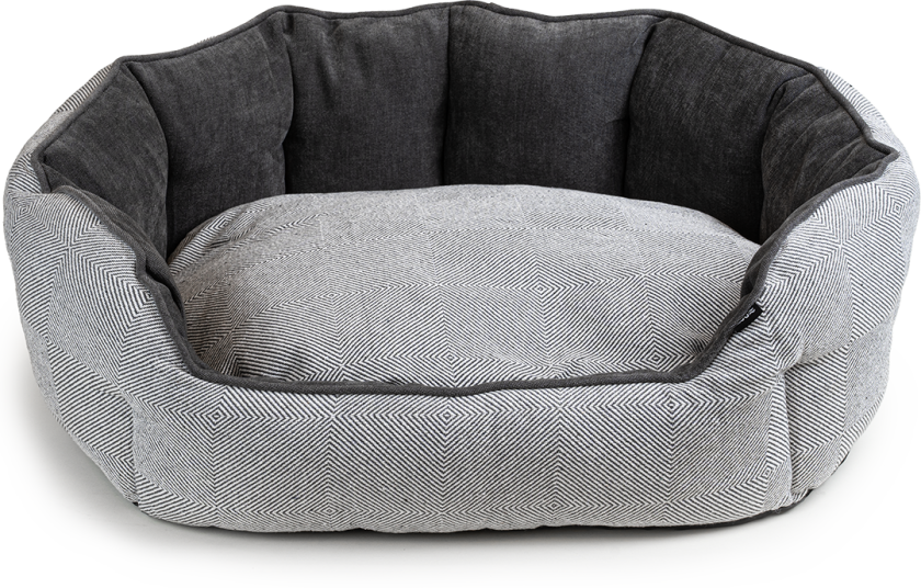 Seng Hedvig, M, 60x50x22cm, Grå - Hund - Selected by ZOO