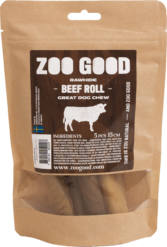 Rawhide Small 5-pakning - Hund - Hundesnacks - ZOO GOOD