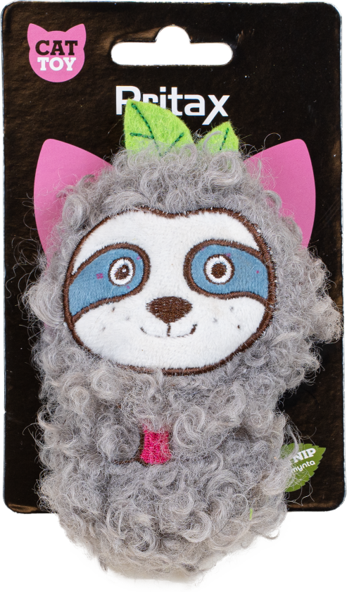 Katteleke Sleepwalker Sune, 7x14x2,5cm, flerfarget - Katt - Halsbånd og seler - Seler - Pritax