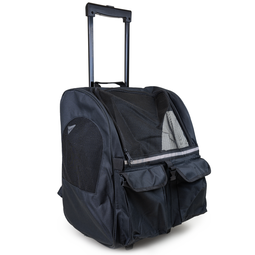 Trolley-ryggsekk Atlas, 43x34x46cm/106cm, Svart - Hund - Hundebur - Sekker og bagger - Selected by ZOO