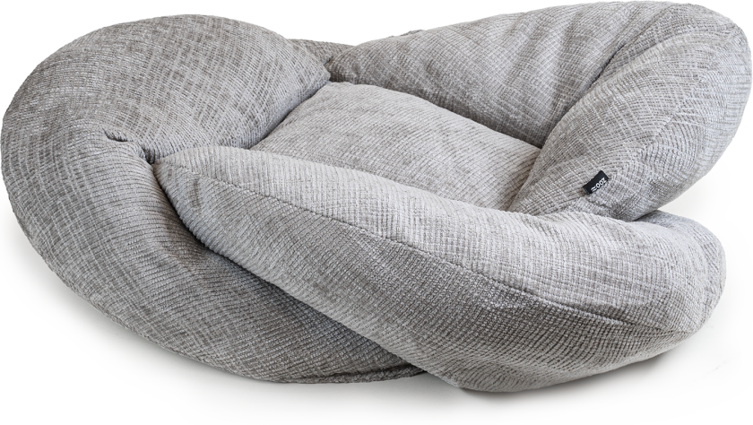 Sengeblomst, XL, 85x85x20cm, Grå - Hund - Selected by ZOO