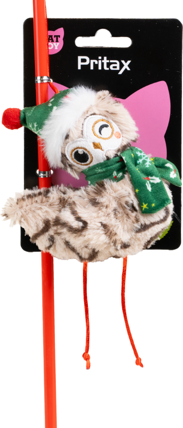 Juleleketøy til katt Gloria, 40x9x2cm, Flerfarget - Katt - Halsbånd og seler - Seler - Pritax