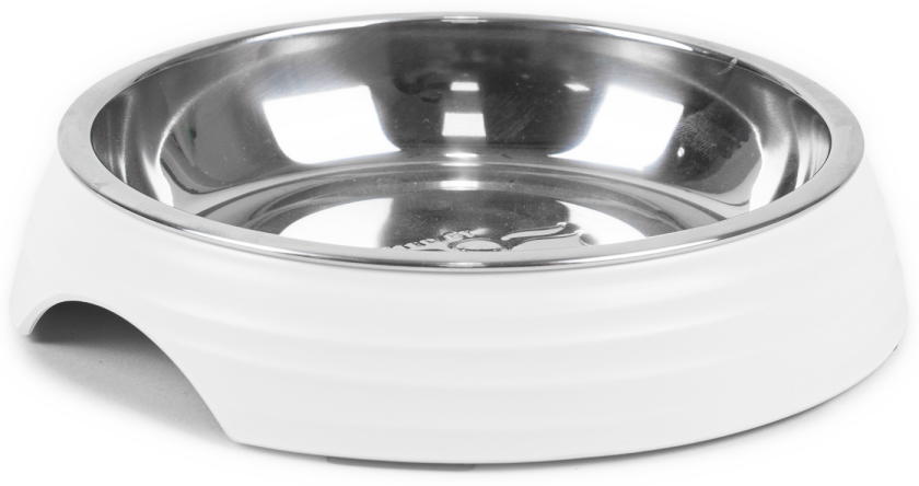 Matskål for katt Ripple White S/M, 200 ml, 14x14x3 cm - Katt - Matplassen - Matskål og vannskål til katt - Selected by ZOO