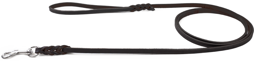 Lærsnor Hera Svart 9 mm x 180 cm - Hund - Kobbel og bånd - Leiebånd - Selected by ZOO