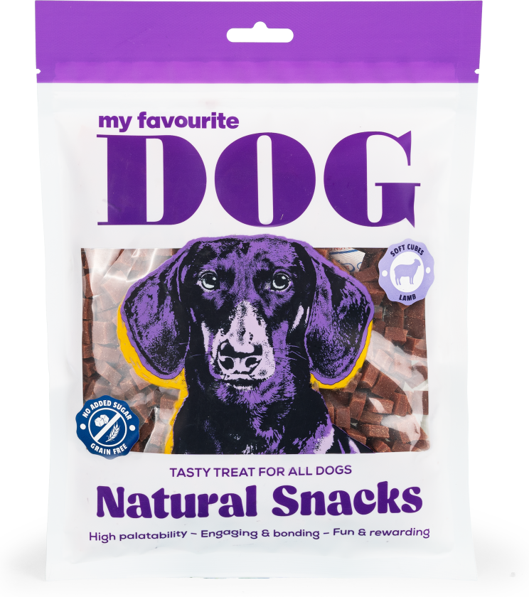 Hundelam terning, 0,5 cm, 400 g - Hund - Hundesnacks - Tygg og tyggebein - My favourite DOG