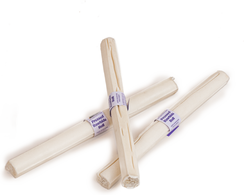 Presset råhud tyggerull 25 cm - Hund - Hundesnacks - My favourite DOG