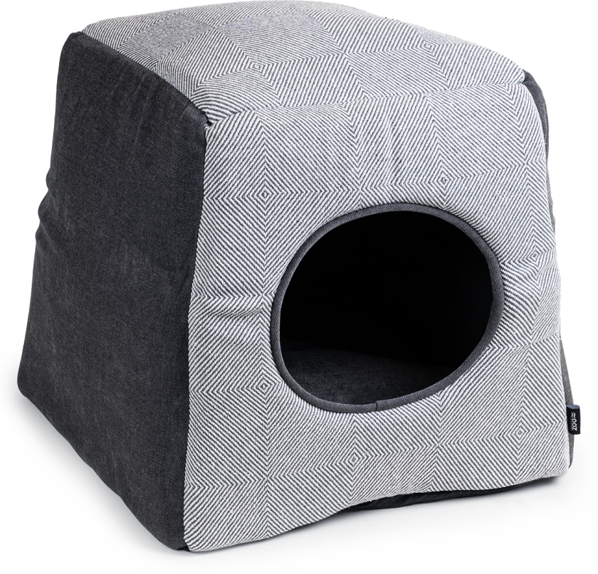 Seng 2in1 Hedvig, 40x40x39cm, Grå - Hund - Selected by ZOO