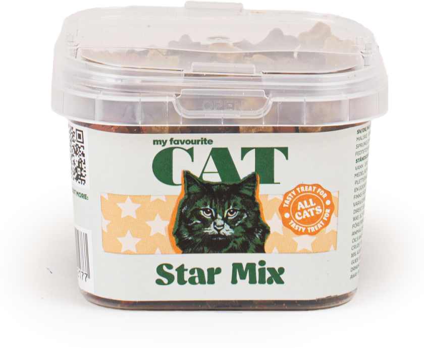 Stjerneblanding 140 g - Katt - Kattesnacks - My favourite CAT