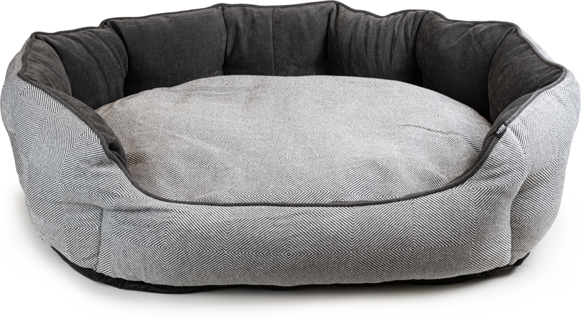 Seng Hedvig, XL, 90x70x26cm, Grå - Hund - Selected by ZOO