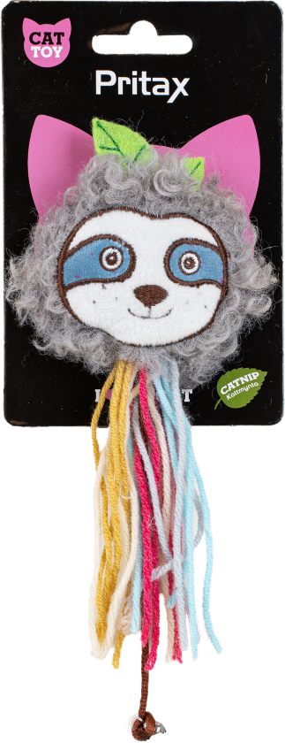 Katteleke Sleepwalker Sune med hale, 7x18x2,5cm, Flerfarget - Katt - Halsbånd og seler - Seler - Pritax