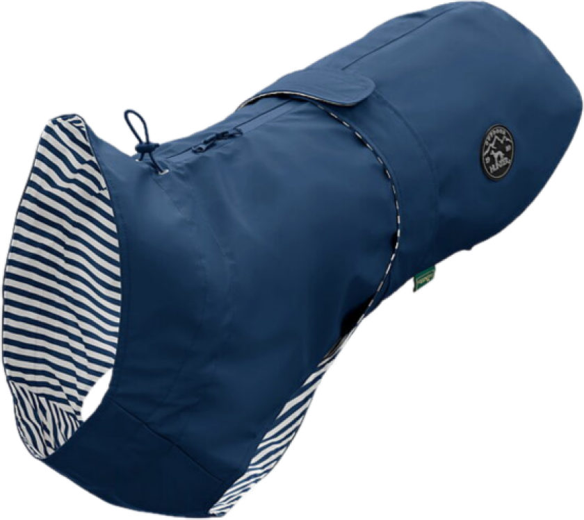 Regnfrakk Milford Blue 80 cm - Med glidelås i halsen - Hund - Klær og dekken - Dekken - Hunter