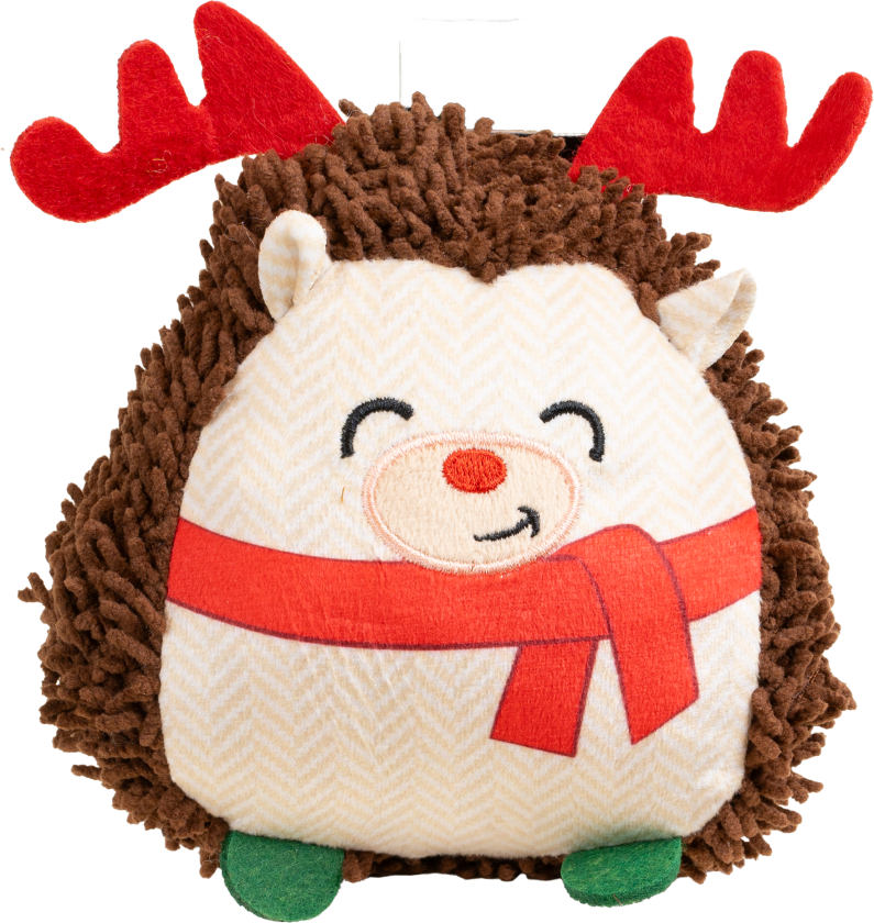 Julelek Nicolas, 11,5x10x4,5cm, flerfarget - Hund - Hundeleker - Tøy- og plysjleker til hund - Pritax