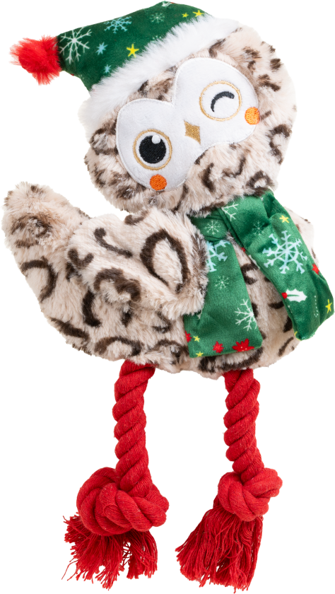 Juleleke Ulla, 31x16,5x6,5cm, flerfarget - Hund - Hundeleker - Tøy- og plysjleker til hund - Pritax