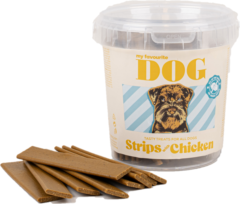 Strips med kylling 500 g - Hund - Hundesnacks - Tygg og tyggebein - My favourite DOG