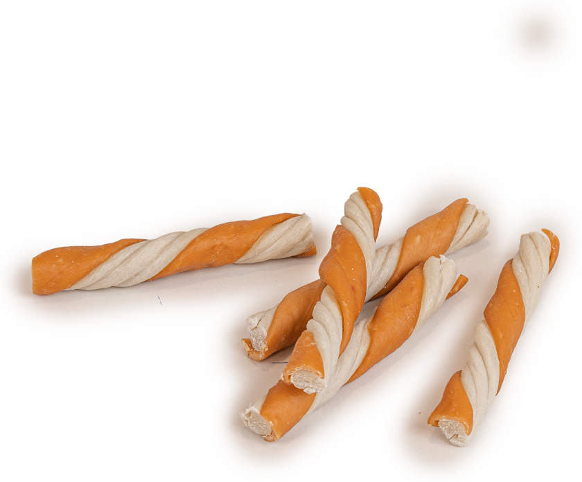Dental twisted stick, Chicken Flavour 10 cm, 17 g - Hund - Hundesnacks - My favourite DOG