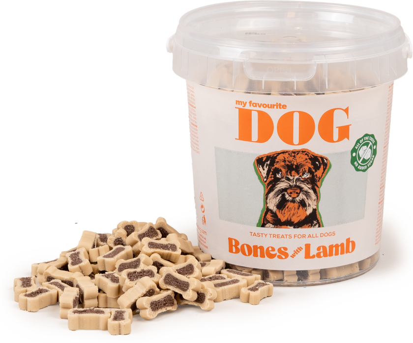 Ben med lam 500g - Hund - Hundesnacks - Tygg og tyggebein - My favourite DOG