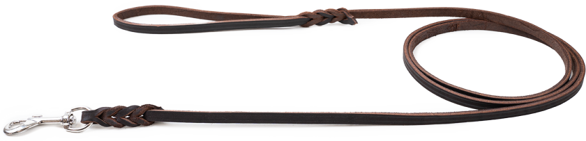 Lærsnor Hera brun 9 mm x 180 cm - Hund - Kobbel og bånd - Leiebånd - Selected by ZOO
