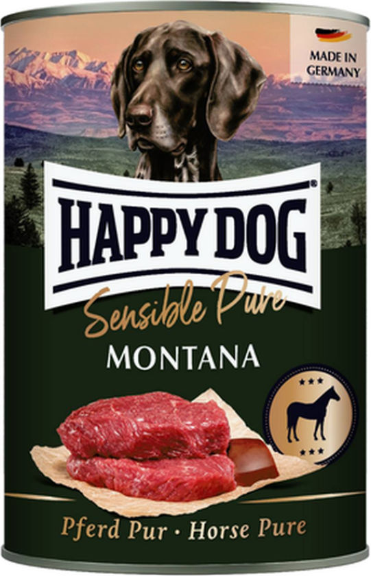 Wet Food Grainfree Pure 100% Horse Tinned 400 g - Hund - Hundefôr - Våtfôr - Happy Dog