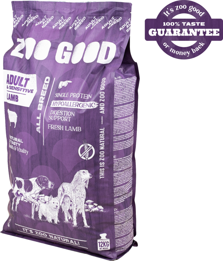 Lam Adult All Breed Grain Free 12 kg - Hund - Hundefôr - Tørrfôr - ZOO GOOD