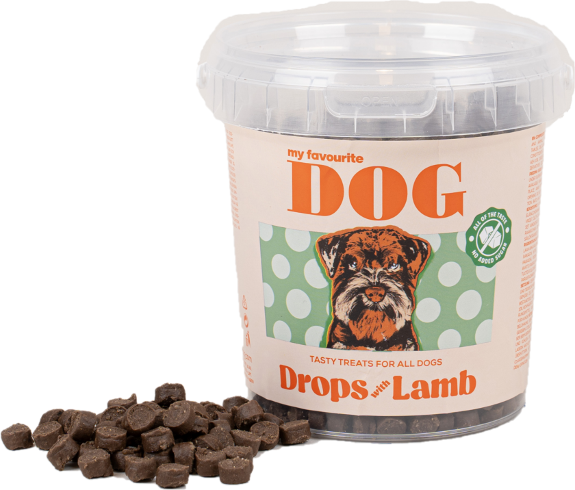 Dråper med lam 500 g - Hund - Hundesnacks - Tygg og tyggebein - My favourite DOG