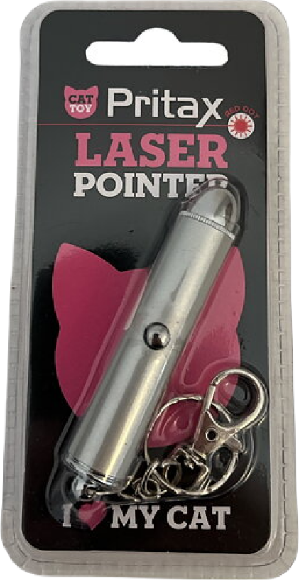 Laserpeker med nøkkelring - Katt - Leker - Pritax