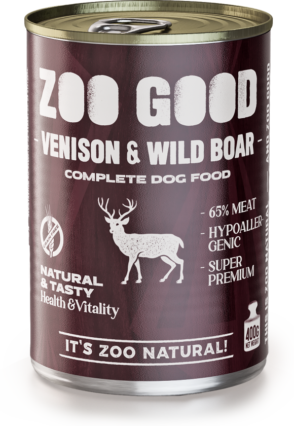 Voksen Hjort & Villsvin 400 g - Hund - Hundefôr - Våtfôr - ZOO GOOD