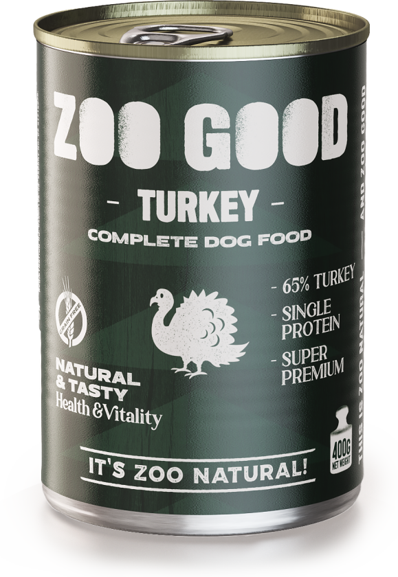 Adult Turkey 400 g - Hund - Hundefôr - Våtfôr - ZOO GOOD