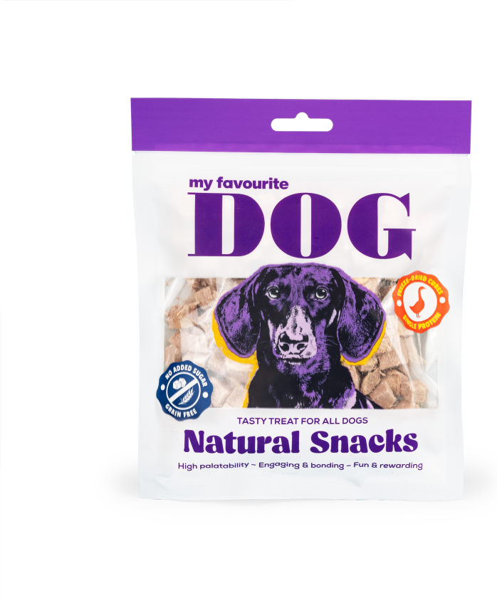 Frysetørket and i terninger 50 g - Hund - Hundesnacks - My favourite DOG