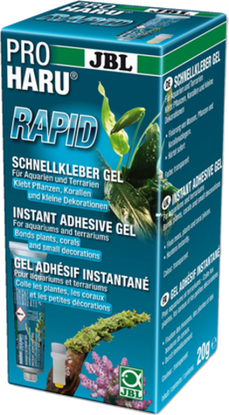 ProHaru Rapid Instant Adhesive Gel 20 g - Fisk - Pumper og filter - Tilbehør - JBL