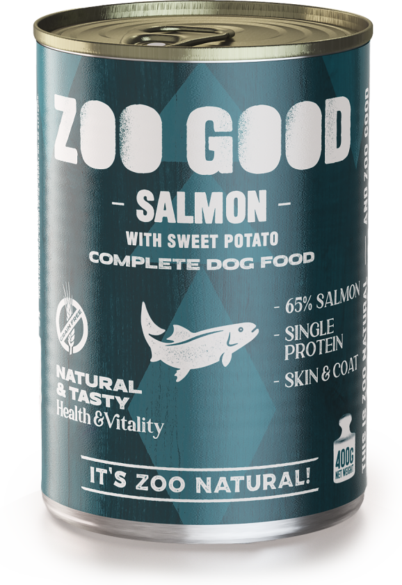 Adult Salmon & Sweet Potato 400 g - Hund - Hundefôr - Våtfôr - ZOO GOOD