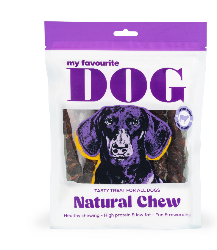 Twisted Rawhide Sticks XL - Lam 17 cm, 375 g, 8-pk - Hund - Hundesnacks - My favourite DOG