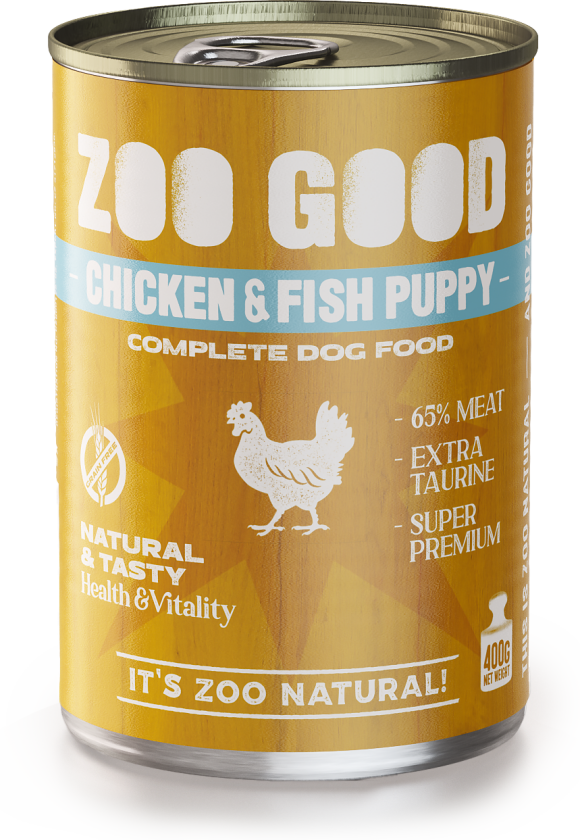 Puppy White Fish & Chicken 400 g - Hund - Hundefôr - Våtfôr - ZOO GOOD