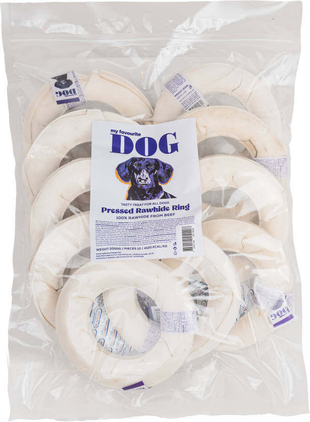 Bilde av Presset råhudring 15 cm, 10-pk - Hund - Hundesnacks - My favourite DOG
