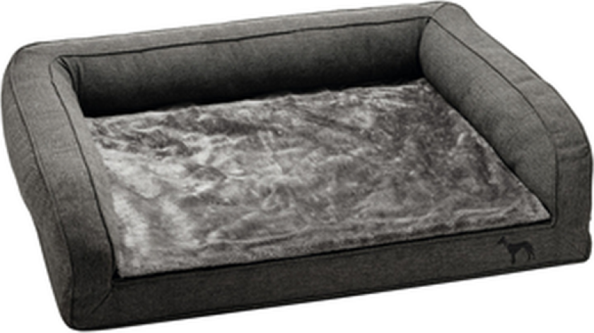 Dog & Cat Sofa Bed Orthopedic Livingston Anthracite 80x60cm - Hund - Hunter