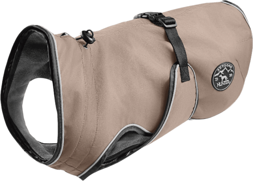 Dog Coat Uppsala 2in1 Detachable Lining Taupe 25 cm - Hund - Klær og dekken - Dekken - Hunter