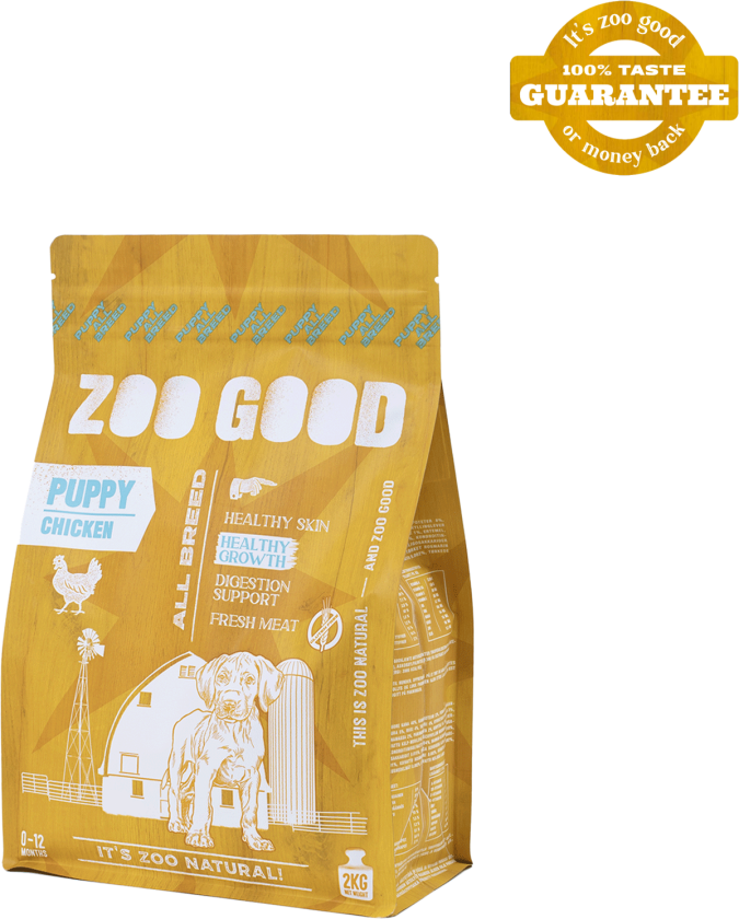 Kylling Healthy Growth Puppy Alle raser 2 kg - Hund - Hundefôr - Tørrfôr - ZOO GOOD